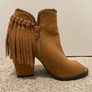Light brown ankle boots